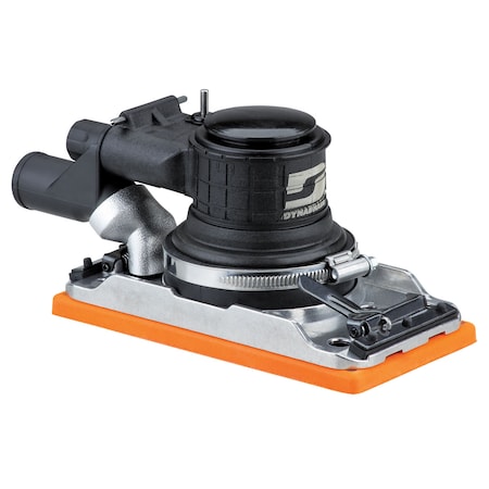 DYNABRADE 3-2/3" (93 mm) W x 7" (178 mm) L DynabugOrbitalSndr, CtrlVacuum, 57814B 57814B